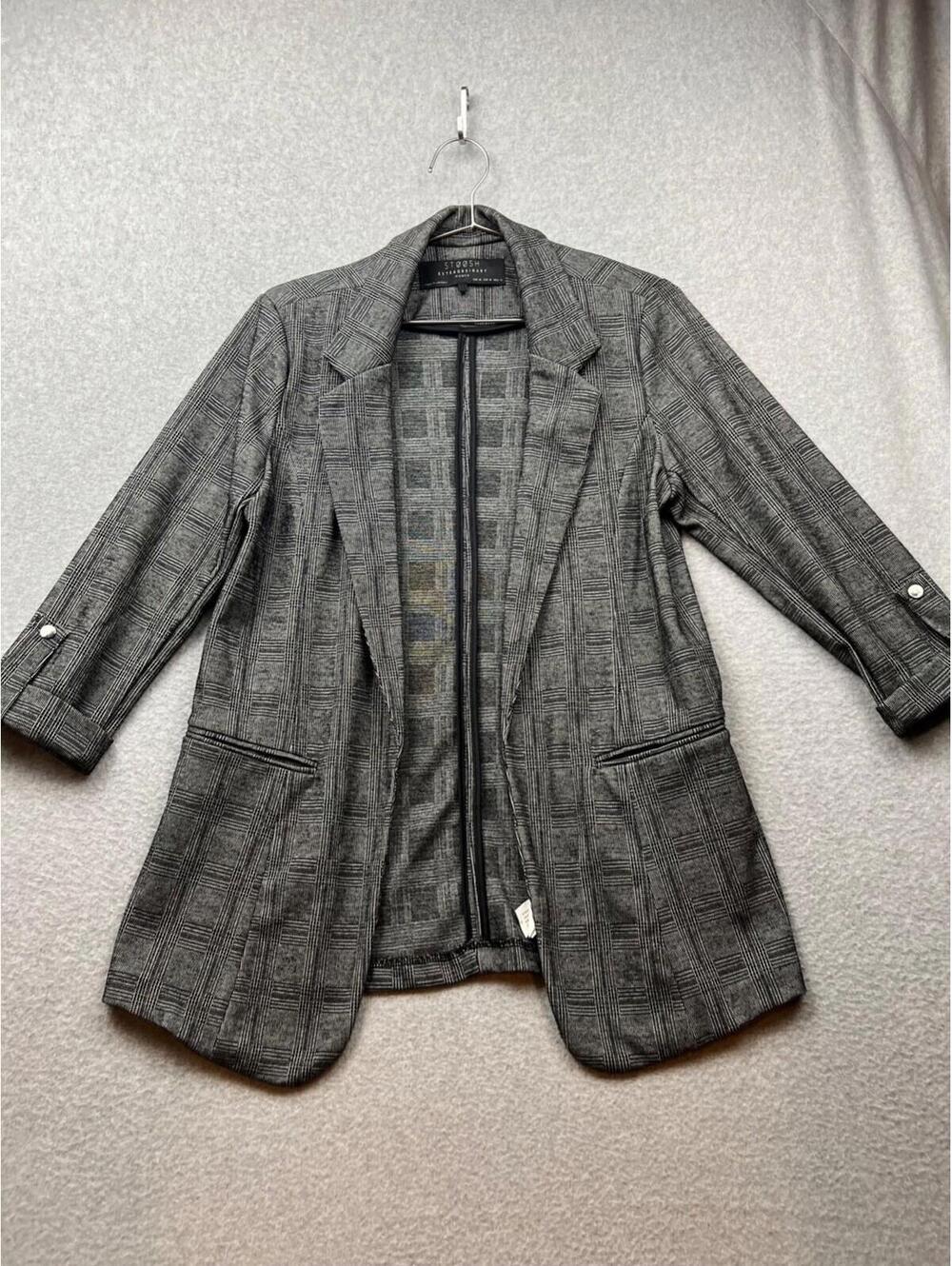 Stoosh Extraordinary Open Blazer Womens Size M Work Casual Office Modern Chic